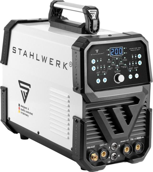 Produktbild Stahlwerk 4-in-1 Kombi-Schweissgerät AC/DC WIG 200 Puls D CUT
