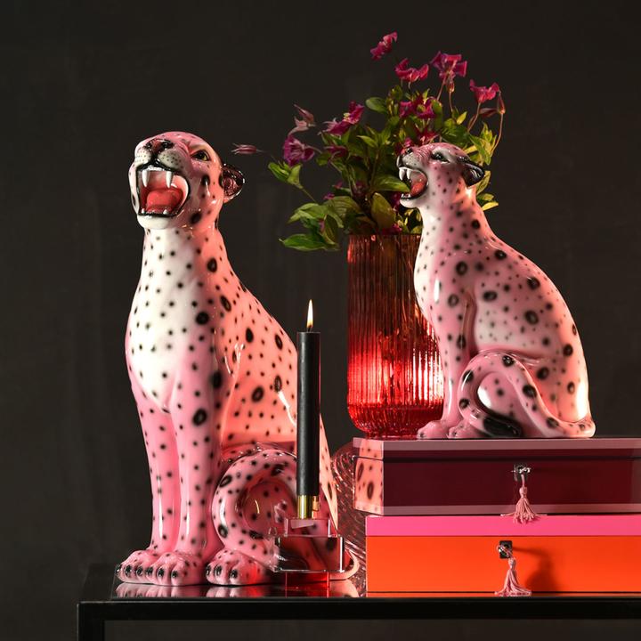 Actual product image Giftcompany Wildcat Leopard S rosa 34cm