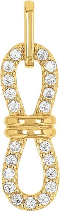 Image du produit Amor Pendentif pour femme, or 375, zirconium synth. (9 ct, Or 375)