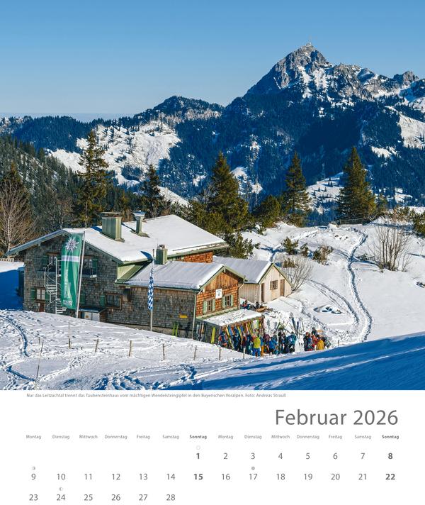 Produktbild Htten unserer Alpen 2026 (30,5 x 38 cm)