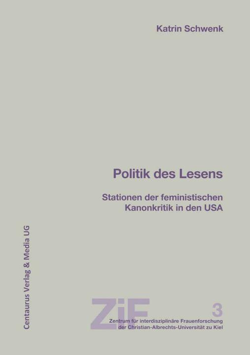 Produktbild Politik des Lesens (Deutsch, Katrin Schwenk, 1996)
