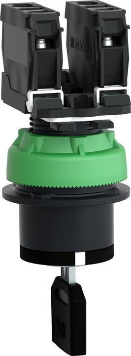 Actual product image Schneider Electric Schneider key switchXB5FG33kompl Flush plastic black 30mm 3
