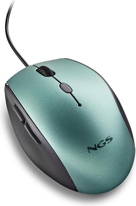 Image du produit NGS Souris Filaire Moth (Noir/Vert) (Filaire)