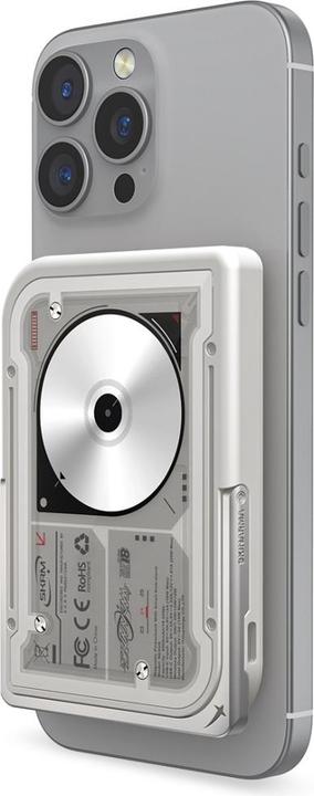 Actual product image Skinarma Powerbank Nexus Nova Magnetic Kick-Stand 5000mAh 20W PD USB-C MagSafe grey (5000 mAh, 20 W)