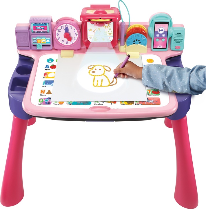 Actual product image VTech 5-in-1 Magic Desk pink (German)