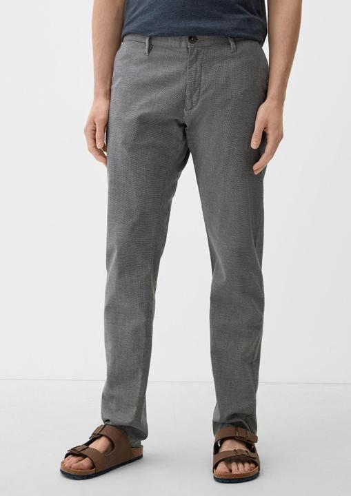 Produktbild s.Oliver Hose Regular: Hose mit Webstruktur (W32/L32)