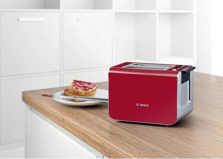 Produktbild Bosch Hausgeräte Kompakt Toaster, Styline, Rot, TAT8614N