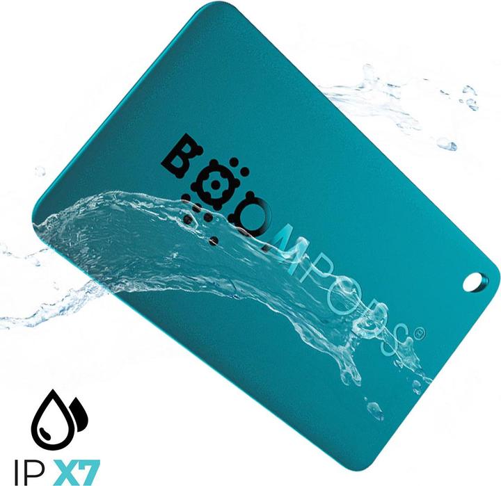 Actual product image Boompods Boomcard Rechargeable Ocean Blue (Android, iOS)