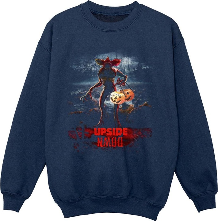 Immagine prodotto Netflix Stranger Things Pumpkin Upside Down Felpa Ragazze (152, 158)