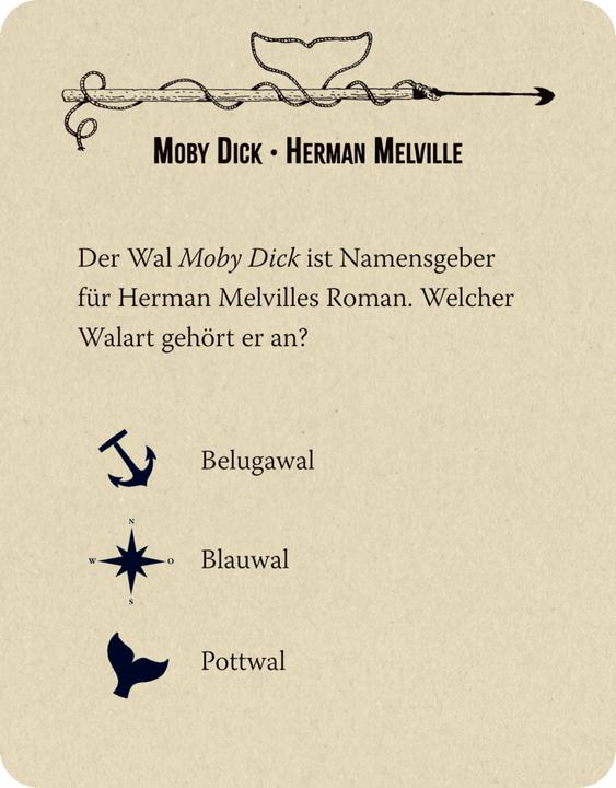 Actual product image Moby Dick - Das Quiz (German, Kai Würbs, 2024)