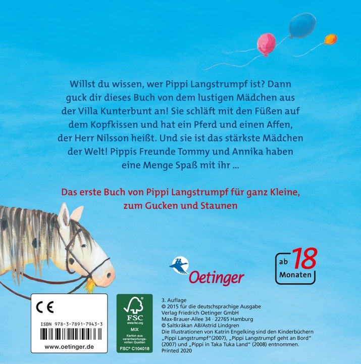 Produktbild Guck mal, Pippi Langstrumpf (Deutsch)