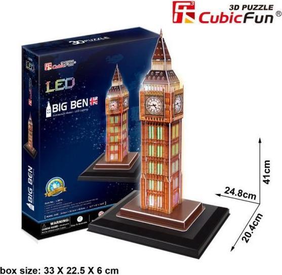 Immagine prodotto Cubicfun Puzzle 3d Big Ben LED (28 pezzi)