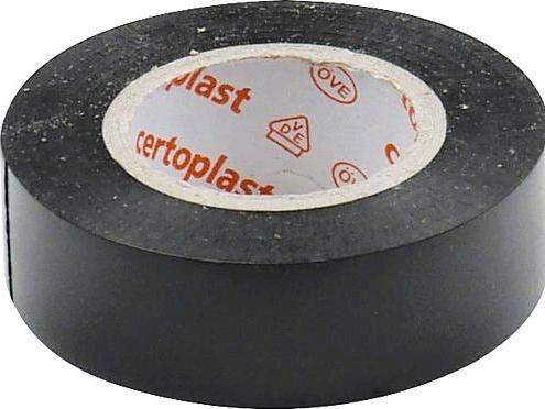 Certoplast schwarz Isolierband L10mB15mm 10 Stk (15 mm)