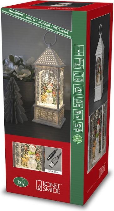 Image du produit Konstsmide Lanterne à eau LED 'Bonhomme de neige sur l'arbre