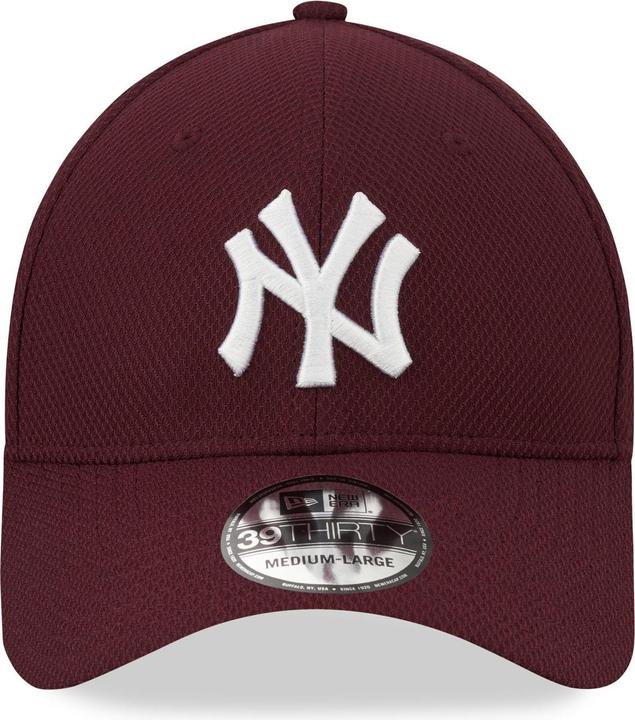 Image du produit New Era 39Thirty Diamond Cap - New York Yankees maroon (XS)