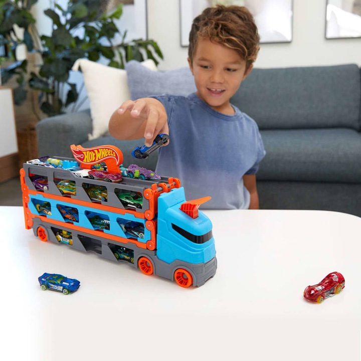 Image du produit Hot Wheels 2-in-1 Rennbahn-Transporter