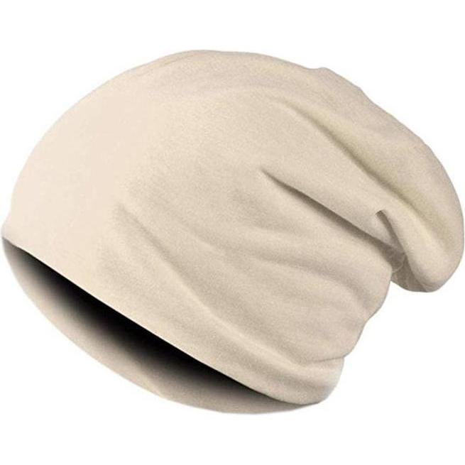 JTI, Mütze, Dünne Beanie im Baggy-Stil - Beige, Beige