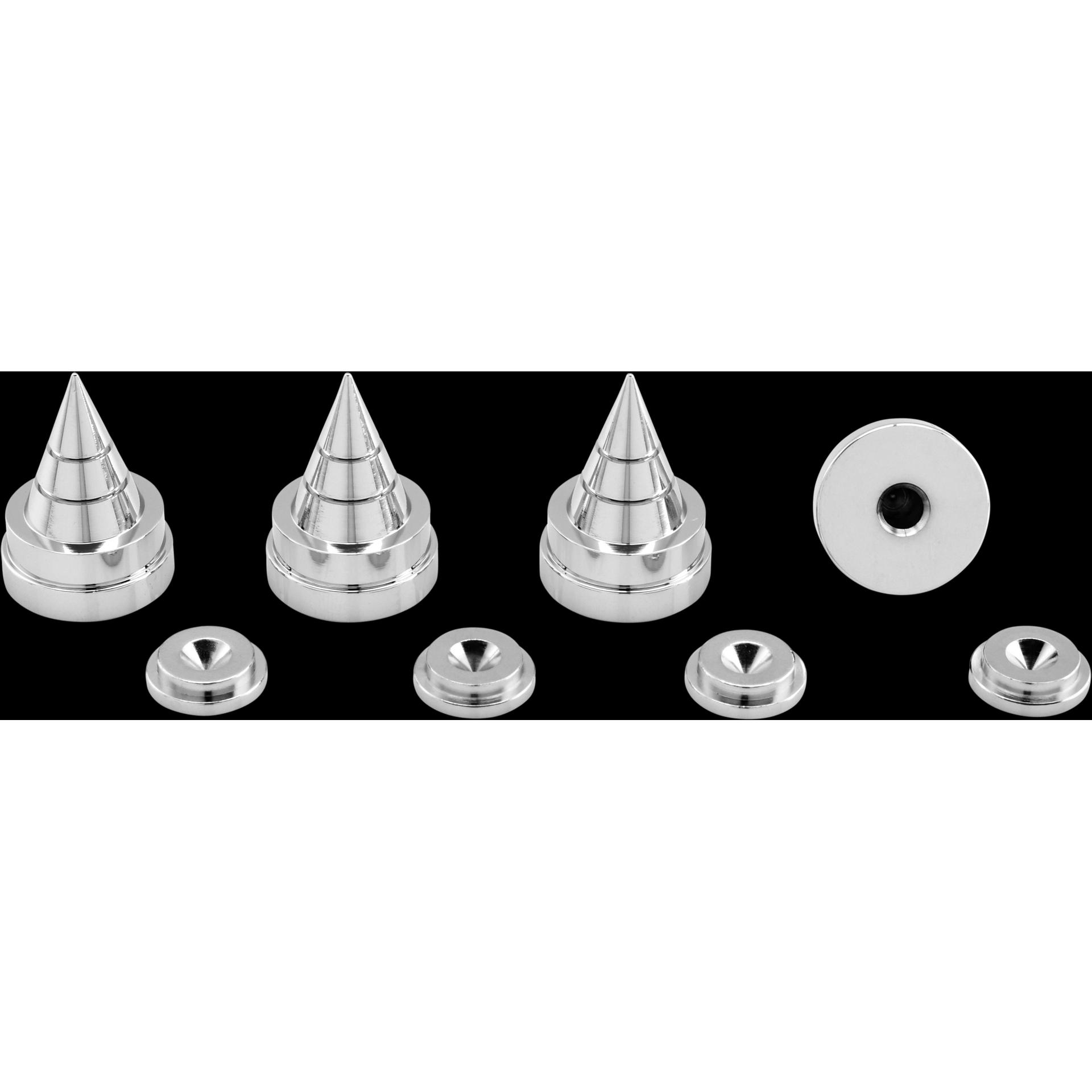 Oehlbach Spikes S2000, Lautsprecher Bauteile, Silber