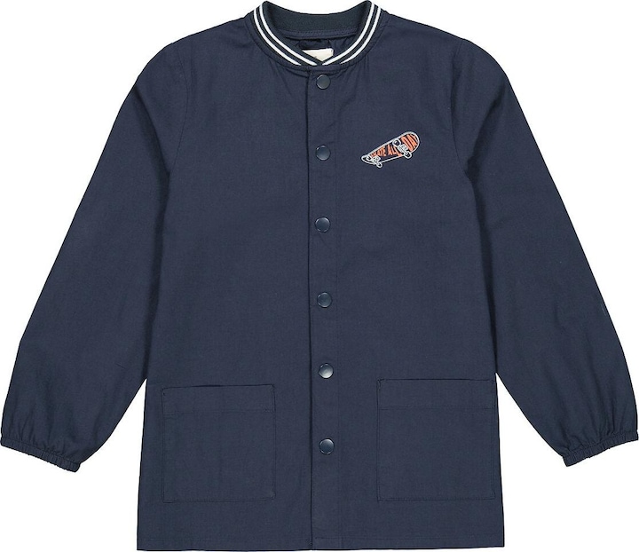 Actual product image La Redoute Collections Craft smock with press studs and college collar (152)