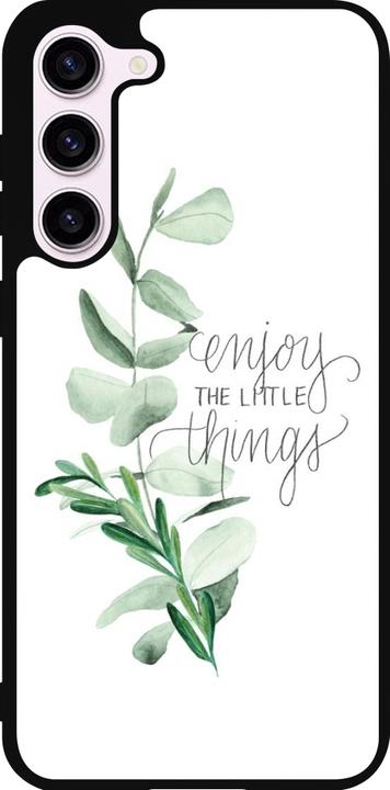 Produktbild PhoneLook Hülle Silikon schwarz Enjoy the little things (Samsung Galaxy S23+)