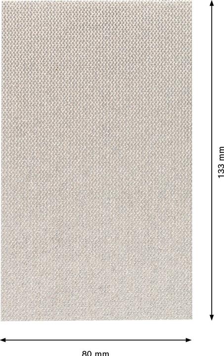 Actual product image Bosch Professional Zubehör Expert M480 sanding net for orbital sander, 80 x133 mm, G 80, 10 pcs. (80, P80)