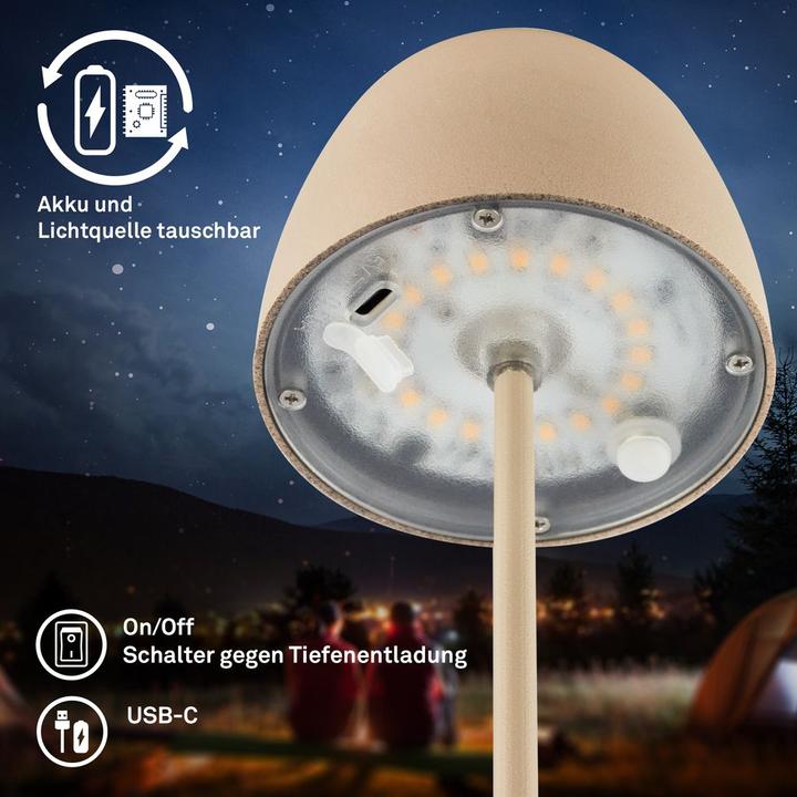 Image du produit Briloner Lot de 2 lampes de table (150 lm)