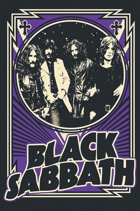Produktbild Black Sabbath Vintage Photo Cross (L)