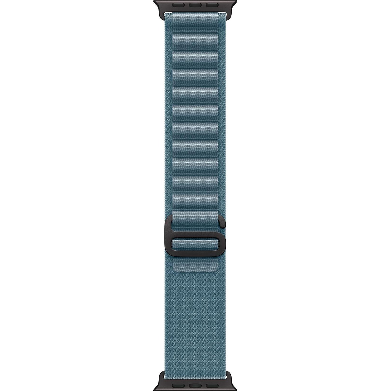 Apple Alpine Loop (49 mm, 100% recycelter Polyester, 100 % recyceltes Elastan), Uhrenarmband, Blau