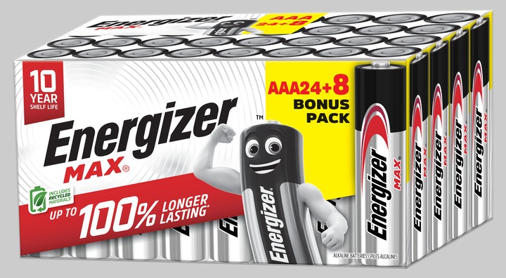 Image du produit Energizer Max (32 pcs, AAA, 1300 mAh)