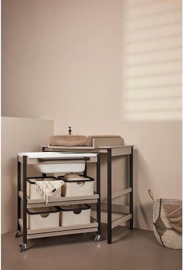 Actual product image Quax Storage basket for changing table, large, white (45 x 30 cm)