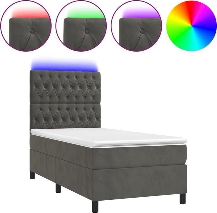 Actual product image vidaXL Boxspringbett (100 x 200 cm)
