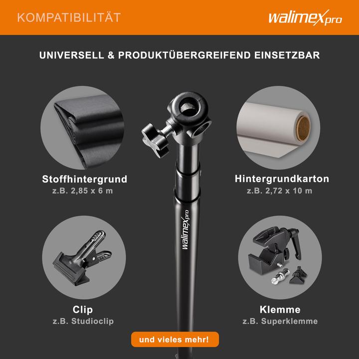 Image du produit Walimex Tige de fond de télescope (3 cm, 307 cm)