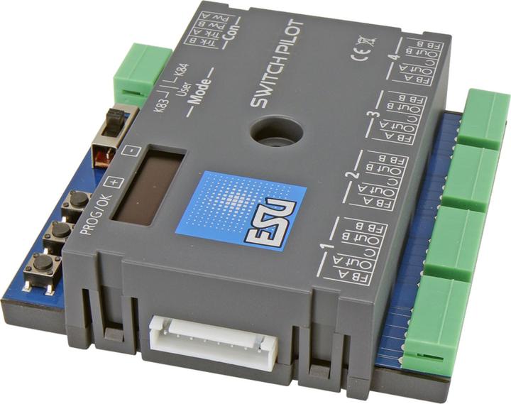 ESU SwitchPilot 3, 4-fold DCC/MM, OLED, RC feedback