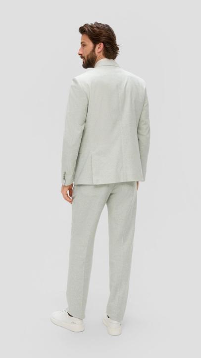 Produktbild S.Oliver Indoor-Sakko s.O PURE: Anzugsakko aus Leinenmix mit Hahnentritt-Muster (56)