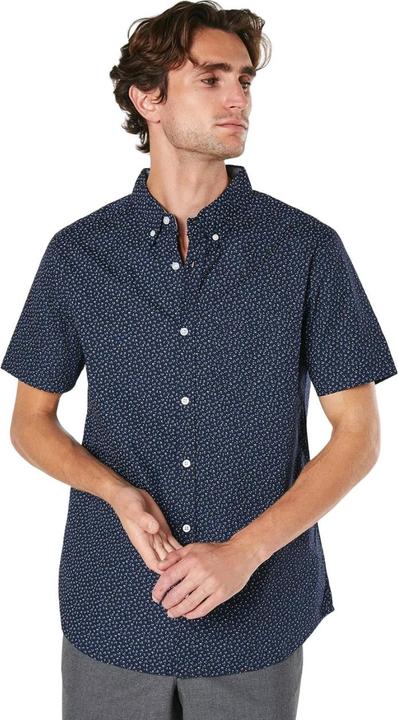 Actual product image Universal Textiles Mens Peak Ditsy Print Short-Sleeved Shirt (S)