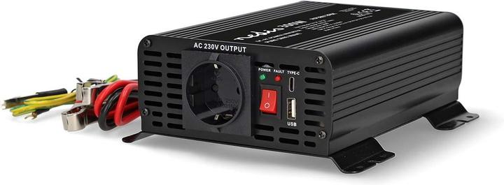 Productafbeelding Nedis Stroomomvormer zuivere sinusgolven - Ingangsspanning: 12 V DC - Aansluiting uitgang apparaat: Type