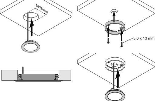 Immagine prodotto L&S Apparecchi da incasso/montati a LED Emotion Moonlight 12 V (198 lm)