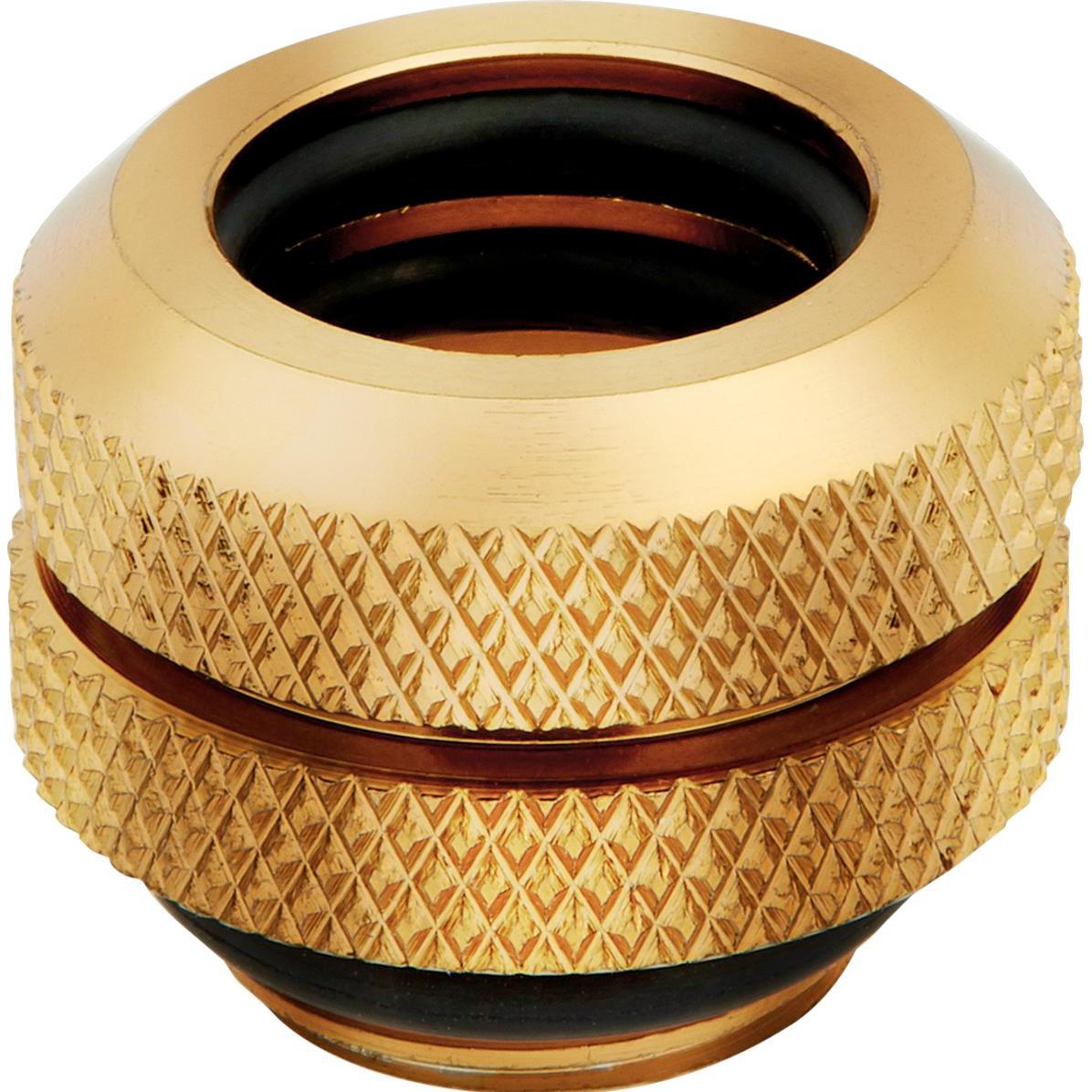 Corsair Hydro X Series Fitting XF Hardline 4-pack, Wasserkühlung Anschluss, Gold