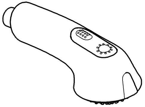 Image du produit Grohe Douchette d'évier chromée/NightTimeGrey