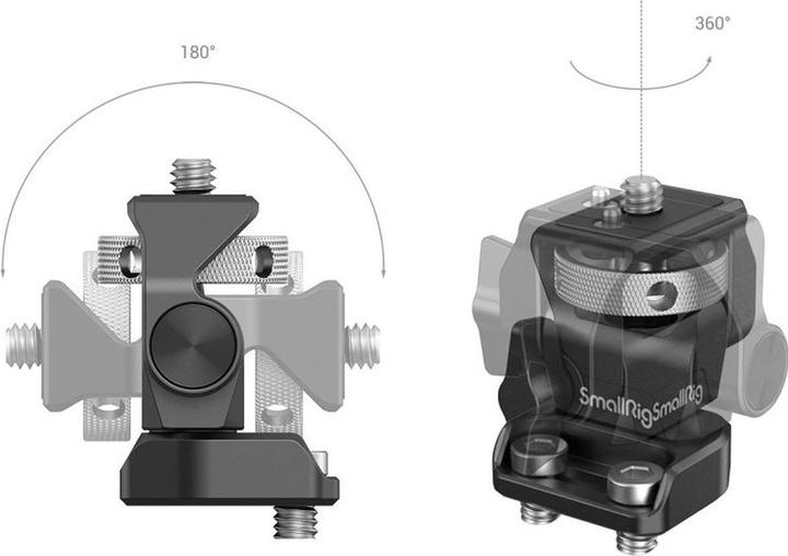 Image du produit SmallRig 2904B Support de moniteur réglable par pivotement et inclinaison avec vis de montage