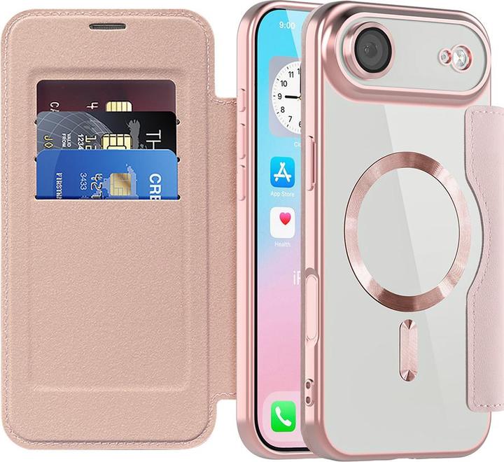 Actual product image Techsuit - SmartMag Book Case - iPhone 17 Air - Pink (Apple iPhone 17)