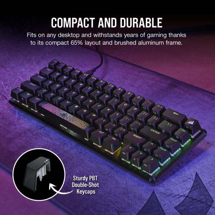Produktbild Corsair K65 Pro Mini (DE, Kabelgebunden)