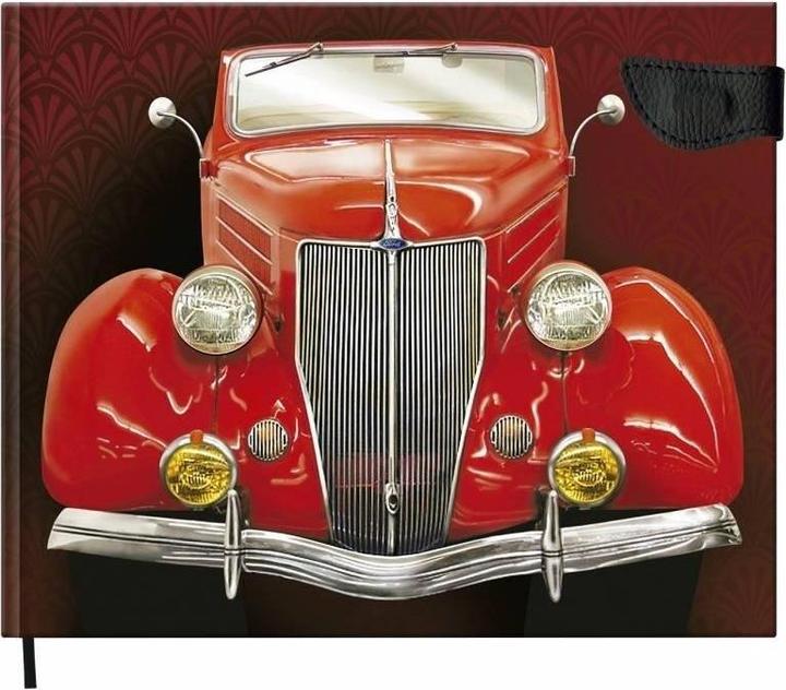 Boncahier Carnet de notes décoratif 0032-02 Sur la route Ford (A5, À rayures, Couverture rigide)