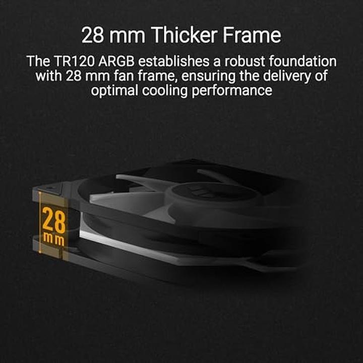 Immagine prodotto ASUS Ventola TUF GAMING TR120 FAN ARGB BLK (120 mm, 1x)