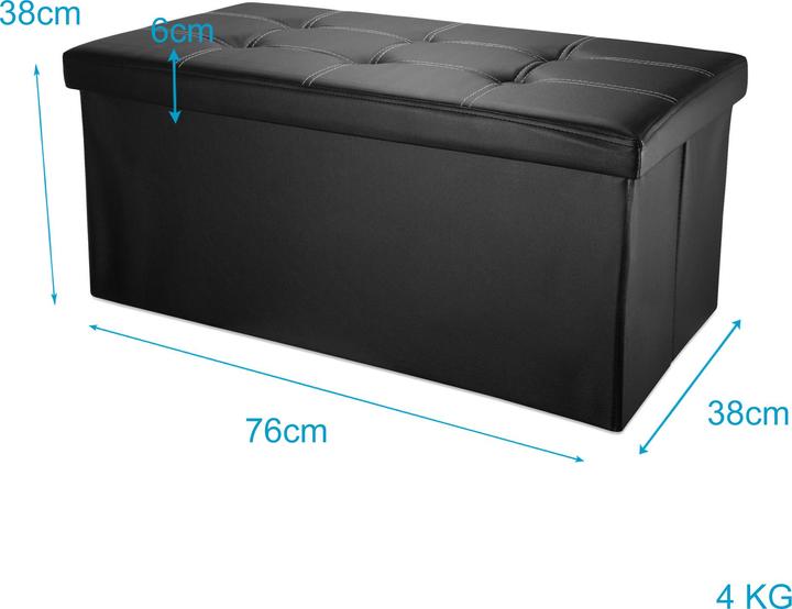 Image du produit Intirilife Banc LAVA NOIR (78.38 cm)