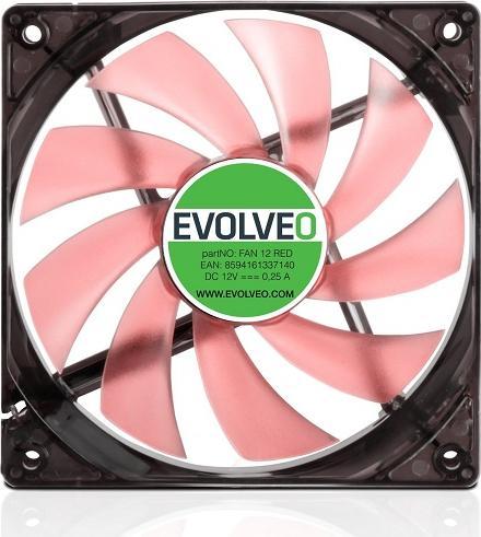 Evolveo valve gate, LED ÄervenÃ½ (120 mm)