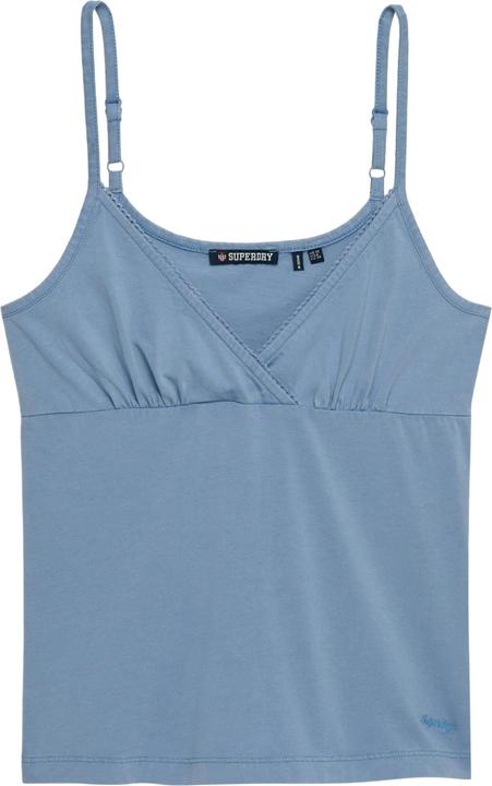 Produktbild Superdry Athletic Essentials V-Ausschnitt Top mit Spitzenbesatz (L)