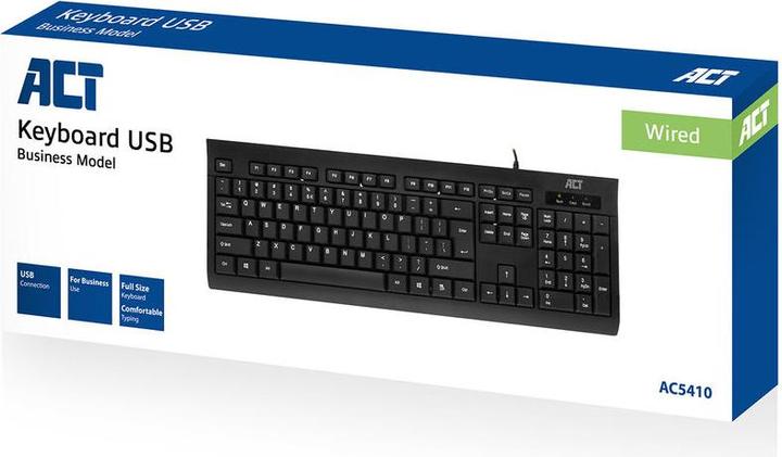 Actual product image ACT Business keyboard USB (Qwerty/US layout) (US, Cable)