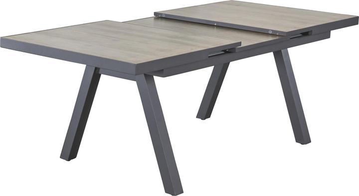 LC Garden Komido extendable table aluminium/ceramic natural with synchronous extension 160/210x100 cm
