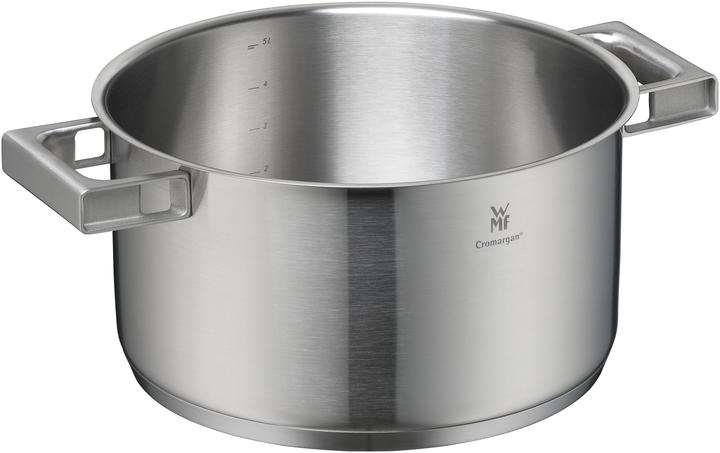 Image du produit WMF Ultimate Cool+ Casserole avec couvercle, 24 cm (24 cm, Casserole, Acier inoxydable)